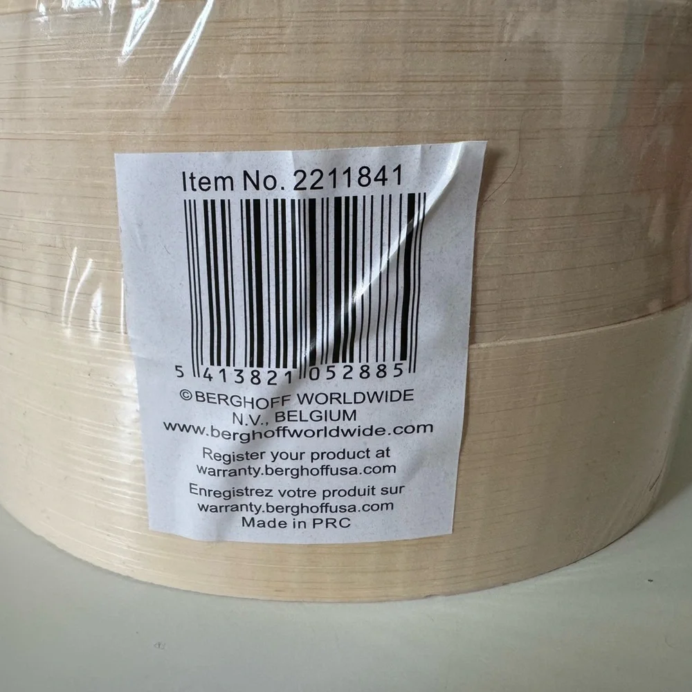 Berghoff Worldwide Bamboo Steamer Basket (7 Inch Diameter)